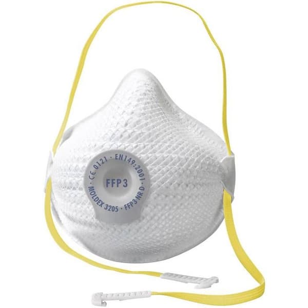 Moldex Air 320501 Findammmask med FFP3 D-ventil 10 st EN 149:2001, EN 149:2009 DIN 149:2001, DIN