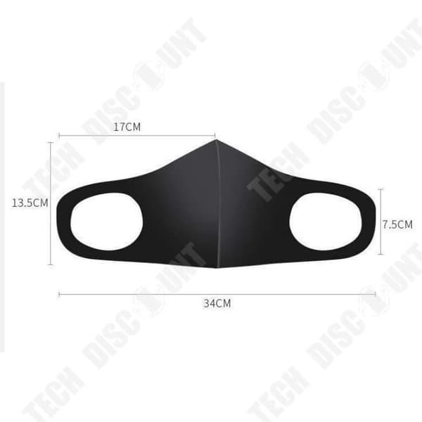 Resa Mask - Teknik Rabatt - 5st - Kylsiden - Svart - Tvättbar