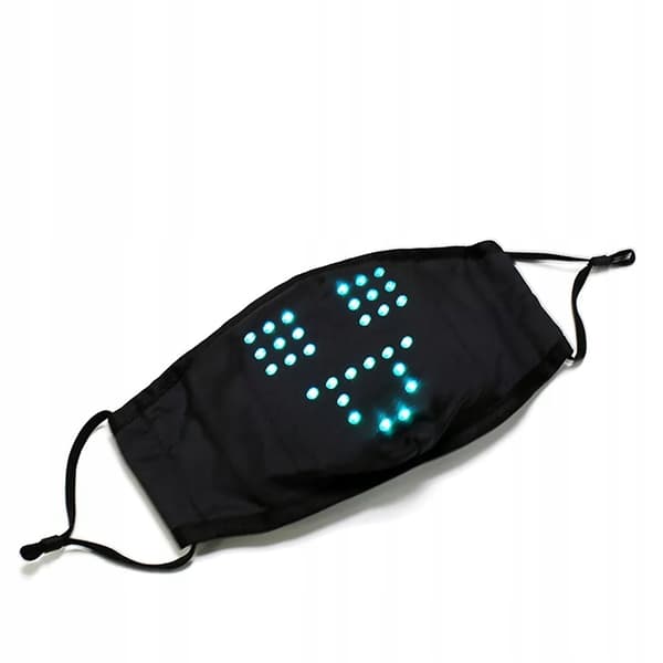 LED-maske STEMMEGenkendelse USB PM2.5 N95 FFP2