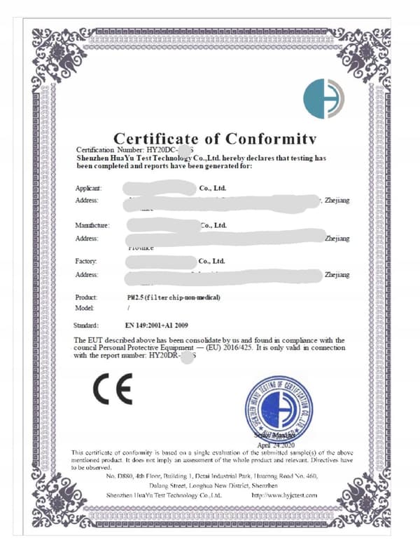 10 kpl HEPA-suodatin PM 2.5 Carbon lapsille 10 kpl