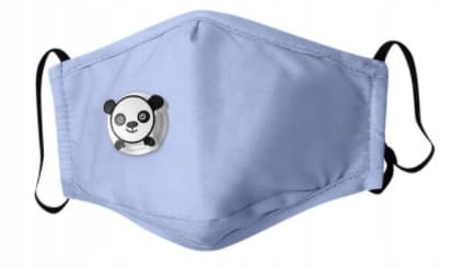 LAPSILLE SININEN PANDA -maski + 3 x PM 2.5 -suodatin