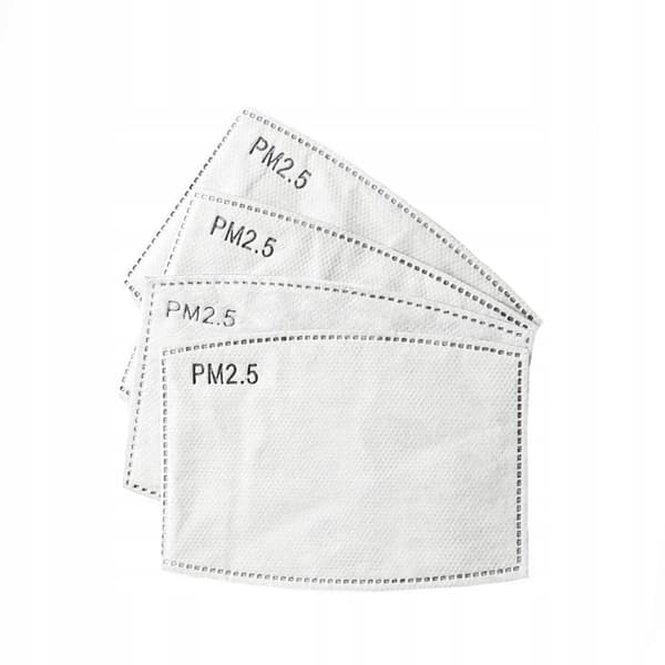 10x HEPA-FILTER PM 2,5 KULSTOF til MASKER 10 stk.