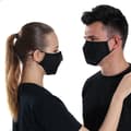 Miniatyrbild 1 av 11: SET Mask SVART + 3x HEPA PM 2.5 KOLFILTER