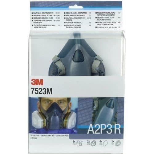 3M Deutschland DE272917415 7523M A2P3 mask med tillbehör