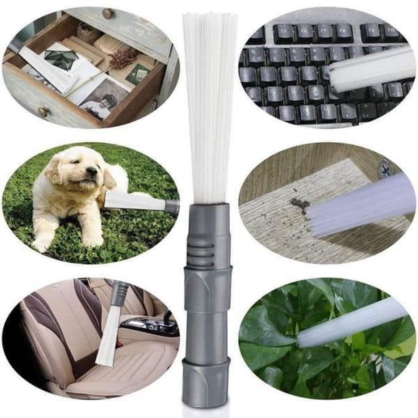 Dammborstemunstycke Dammsugartillbehör för rengöring av små hörn som ventilationshål B01204