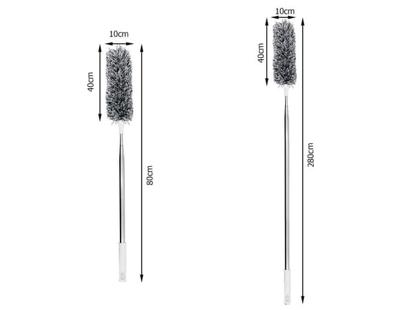 Teleskopisk Dammborste / Dammvippa - 280 cm