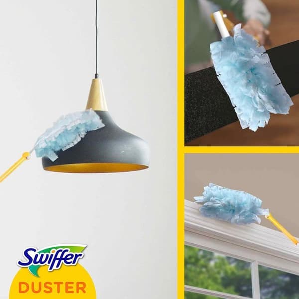 Swiffer XXL Dammot och Fångare Dammsugningskit med 1 teleskophandtag och 2 dammfällare reserveladdningar