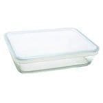 PYREX - 244P000/7043 - Rektangulär form med lock - 27cm * 22 cm - Pyrex Cook & Freeze