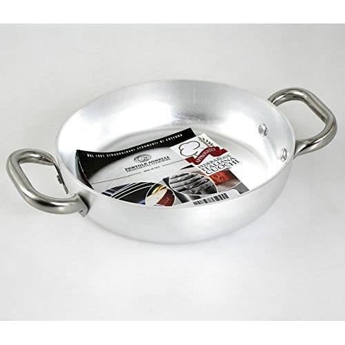 Pentole Agnelli ALMA11060 Stekpanna med 2 handtag i rostfritt stål, 60 cm - Pentole AgnelliALMA11060