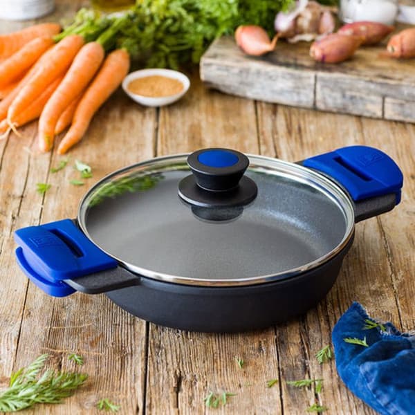 BRA Advanced Casserole låg 24 cm, aluminium med non-stick, utan PFOA super förstärkt prestanda