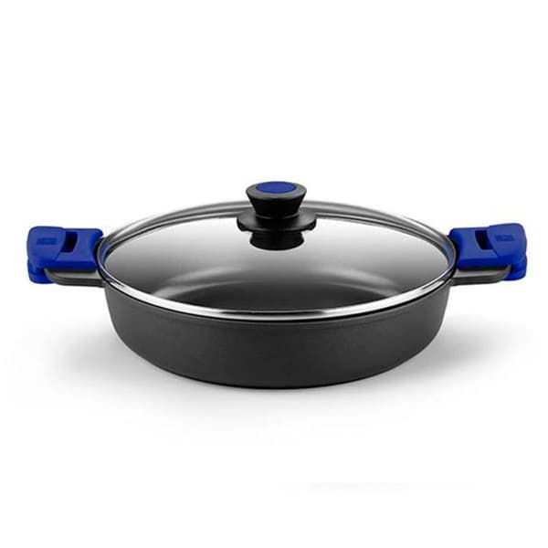 BRA Advanced Casserole låg 24 cm, aluminium med non-stick, utan PFOA super förstärkt prestanda
