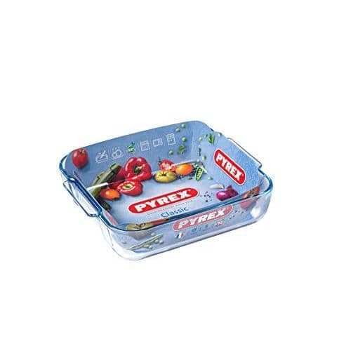 Pyrex - Classic - Fyrkantig ugnsform i glas 25x21 cm 1040741
