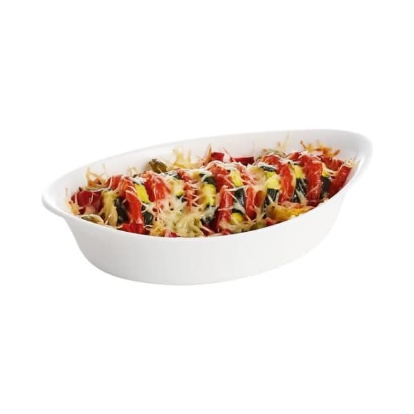 Smart Cuisine Carine oval ugnsform 250°C - Luminarc - extra lätt och resistent kulinarisk opal