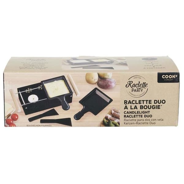 Raclette med levande ljus Duo