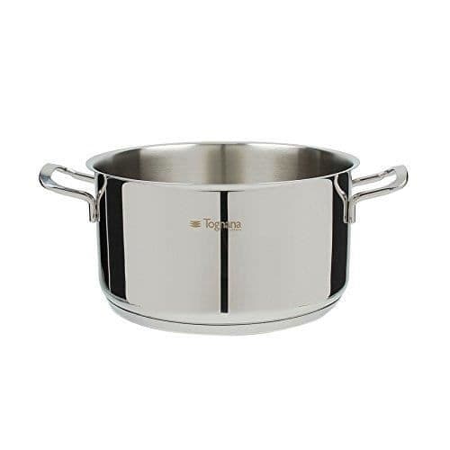 Tognana Vanitosa kastrull 24 cm med 2 handtag, rostfritt stål, silver - V575816INSL
