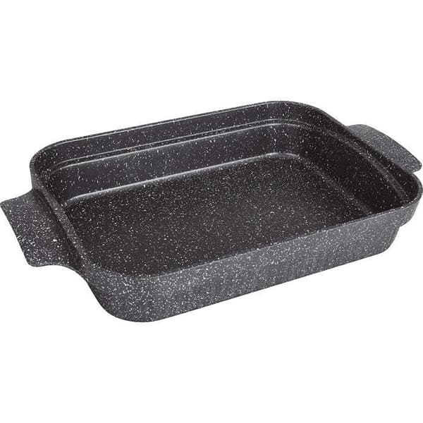 Kamberg - Lasagneform / Ugnsform 36 x 27,5 x 7 cm - Gjuten aluminium - Stenbeläggning - Alla värmekällor inklusive induktion