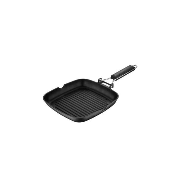 Rostplåt - San Ignacio - SG1101 - Pressad Aluminium - 24x24x3.7cm - Ergonomiskt Handtag