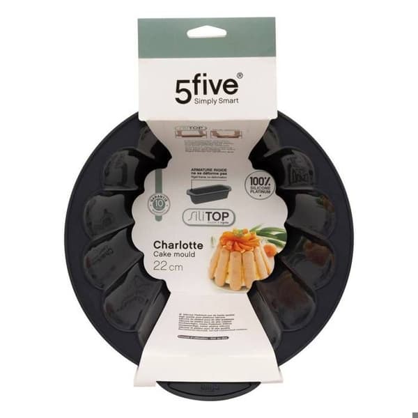 Silikon charlotteform med styv ram