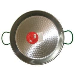 Paellafat - VAELLO - 0138 - Polerat stål - Diameter 38 cm - Höjd 4 cm