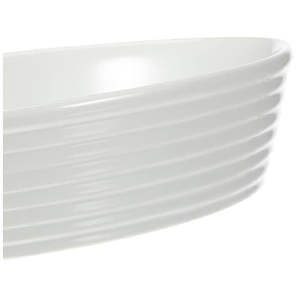 Ovalt ugnsform - KUCHENPROFI - 30 cm - Porslin - Vit - Diskmaskinssäker
