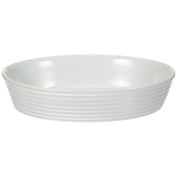 Ovalt ugnsform - KUCHENPROFI - 30 cm - Porslin - Vit - Diskmaskinssäker