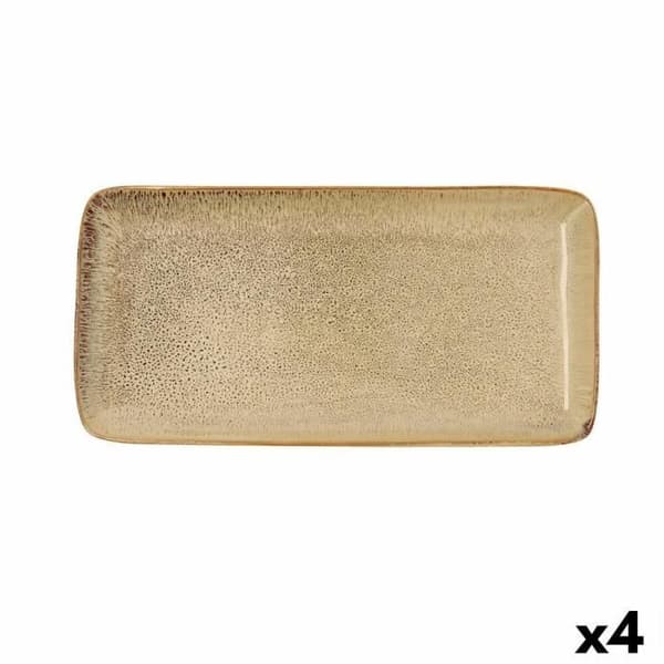 Bidasoa Ikonic brunt keramiskt gratängfat (28 x 14 cm) (Pack 4x)