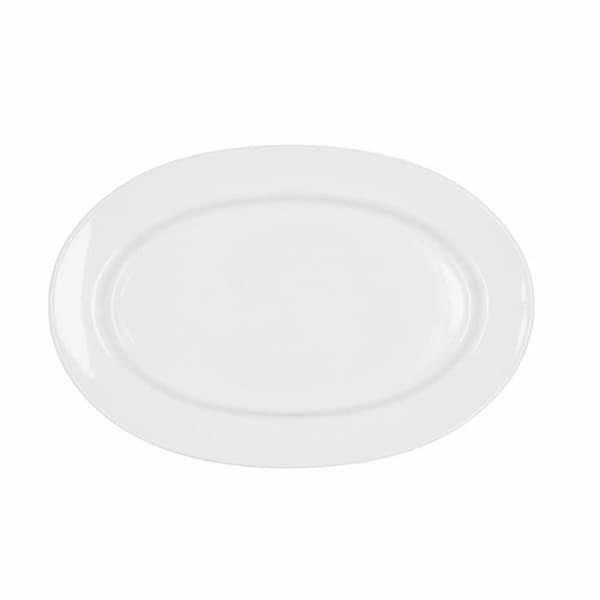 Bidasoa Glacial vit keramisk gratängskål (32 x 22 cm) (förpackning 3x)