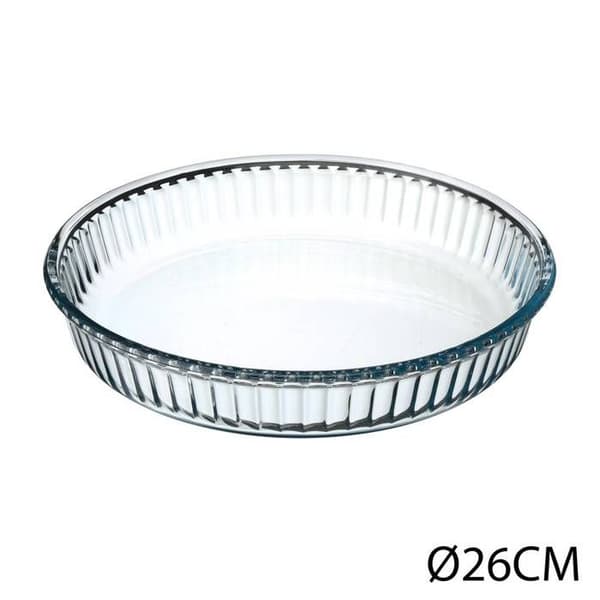 Plat - FEM - D26 - Transparent Glas - Diskmaskin Kompatibel - Modern Design
