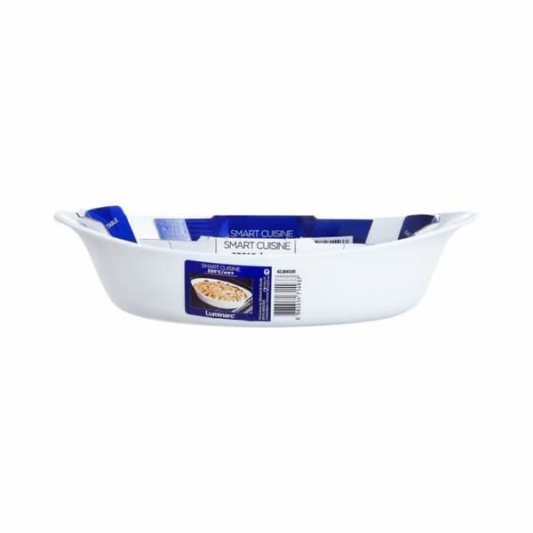 Luminarc Smart Cuisine avlångt gratängfat Vit glas 21 x 13 cm (6 enheter)