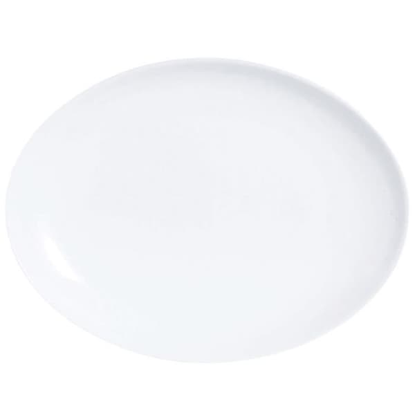 Luminarc Diwali avlångt vitt glasgratängfat (33 x 25 cm) (12 enheter)