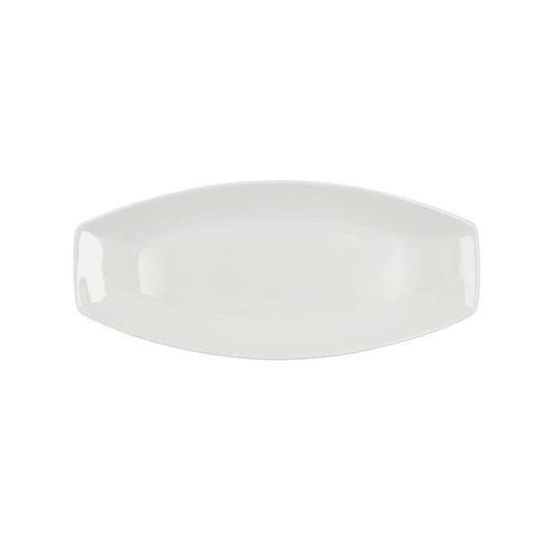 Quid Gastro vit keramisk gratängskål 35,5 x 15,8 x 2,8 cm (6 enheter) (pack 6x)