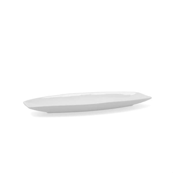 Quid Gastro vit keramisk gratängskål 35,5 x 15,8 x 2,8 cm (6 enheter) (pack 6x)