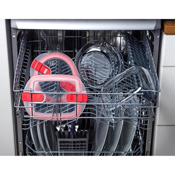 Set med 3 rektangulära glasfat med ångventillock 23x15cm PYREX
