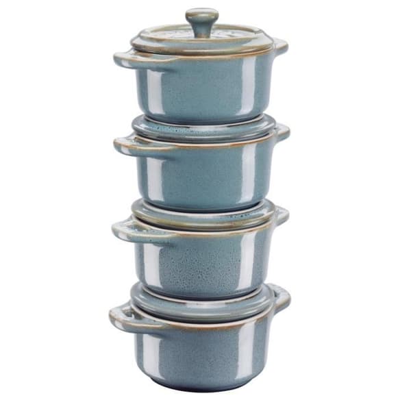 Cocotte - ZWILLING - STAUB - Keramik - Turquoise - 0,2 L - Rund