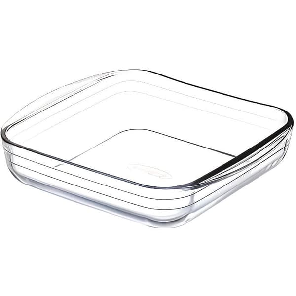 Fyrkantigt fat 22cm - Arcuisine - Härdat glas - Ugnskompatibelt - Kompatibel med diskmaskin