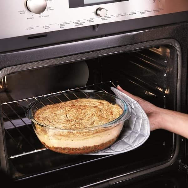 PYREX Ugnsform + lock Cook and Store Basic 26 cm transparent