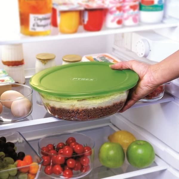 PYREX Ugnsform + lock Cook and Store Basic 26 cm transparent