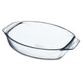 Miniatyrbild 2 av 4: Ugnsform - PYREX - Oval 35x24 cm - Genomskinligt glas - Tål upp till 300°C - Tål maskindisk