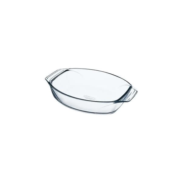Ugnsform - PYREX - Oval 35x24 cm - Genomskinligt glas - Tål upp till 300°C - Tål maskindisk