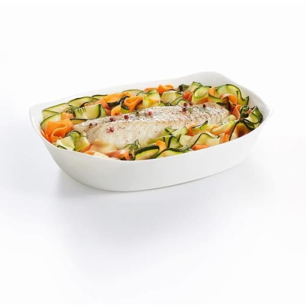 Rektangulär ugnsform - Luminarc - Smart Cuisine Carine - 250°C - Culinär opal - 30x22 cm