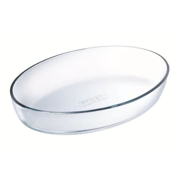 PYREX Classic Glas oval ugnsform 21x13 cm transparent
