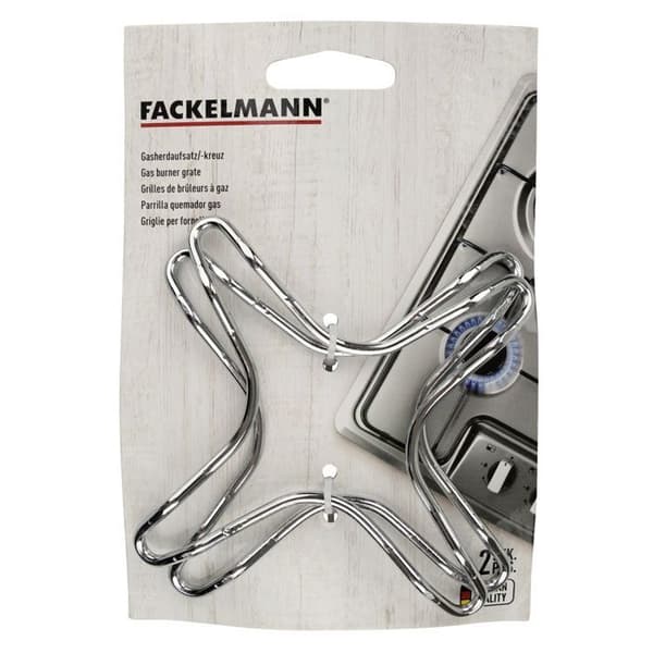 Set med 2 brännare grillar för matlagningsapparater - FACKELMANN - Tecno ref. 45135 - Grå - Rostfritt stål