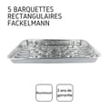 Miniatyrbild 4 av 6: Parti av 5 aluminiumformar 34 x 23 cm Fackelmann