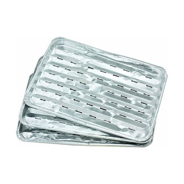 Parti av 5 aluminiumformar 34 x 23 cm Fackelmann