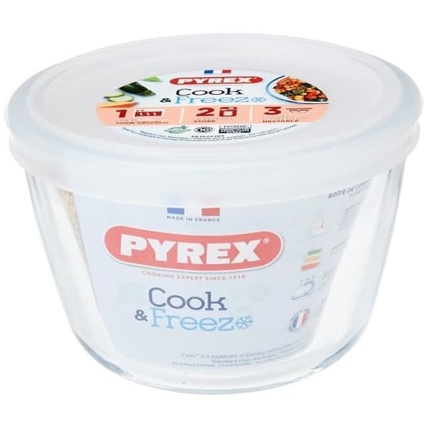 PYREX - Runt fat 12 cm 0l6 + Cool Freeze lock - 40 till 300°c
