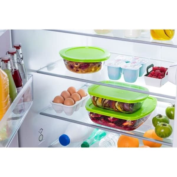 PYREX - COOK&amp;STORE - Rektangulärt glasfat med lock 23*15 cm