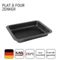 Miniatyrbild 4 av 6: Ugnsform - Zenker - 7282 - Rostfritt stål - ILAG-beläggning - 37 x 27 cm