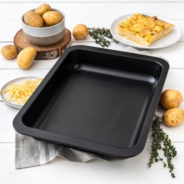 Ugnsform - Zenker - 7282 - Rostfritt stål - ILAG-beläggning - 37 x 27 cm