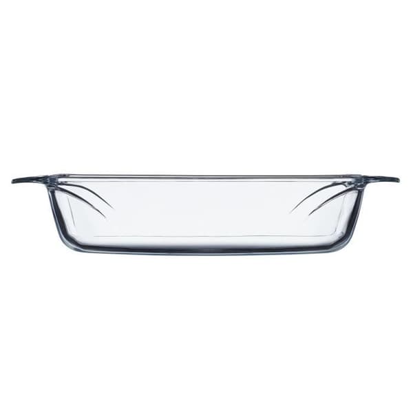 Ugnsform - PYREX - Oval 40x28 cm - Transparent glas - Motståndskraftig upp till 300°C - Diskmaskinsvänlig