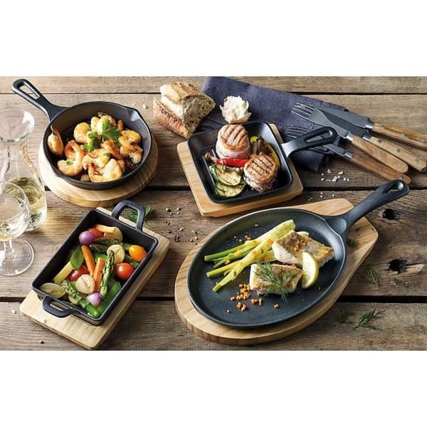 Küchenprofi 305151024 Serveringspanna i gjutjärn i 18/8 rostfritt stål - 0305151024